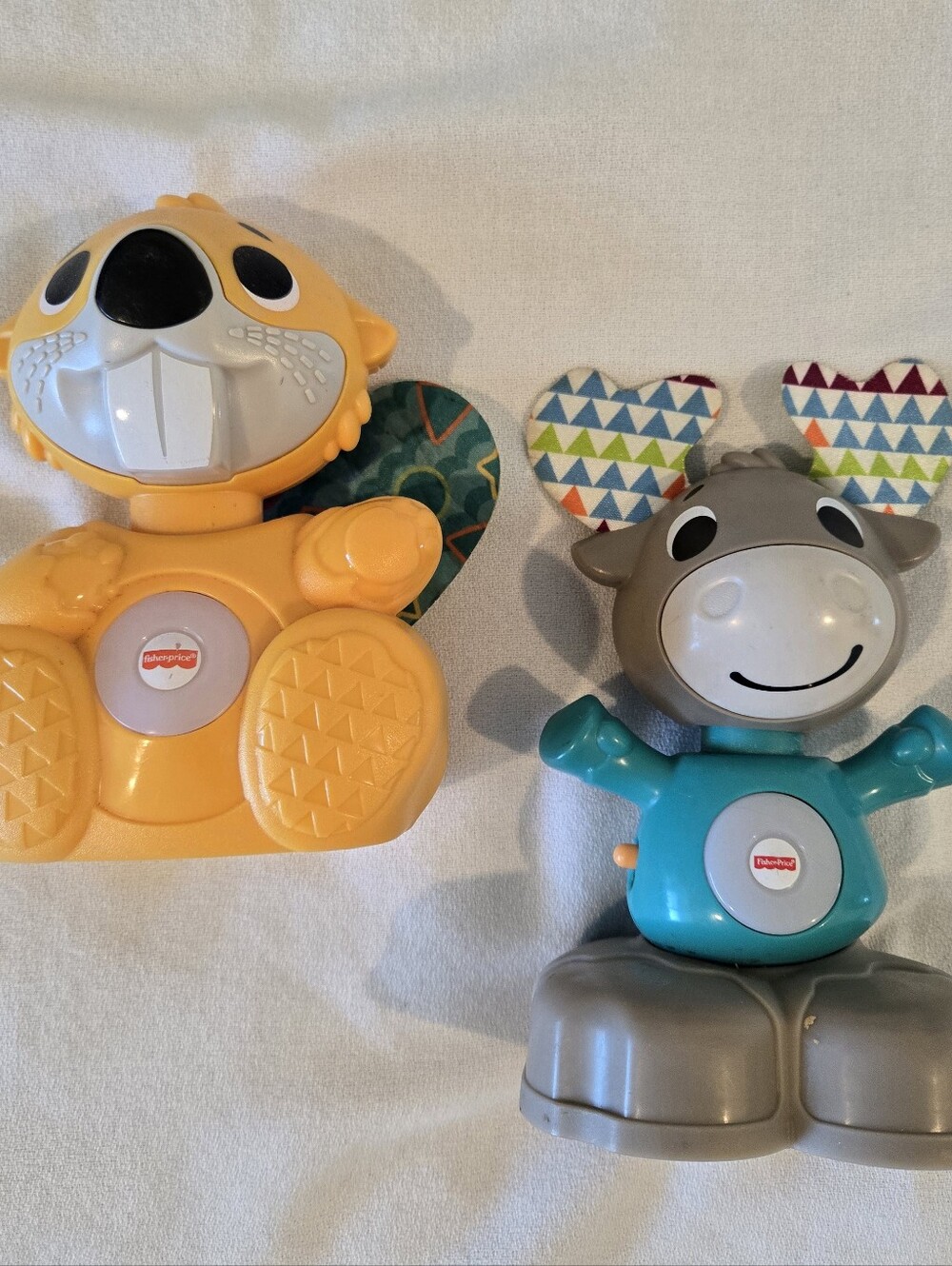 Fisher-Price Linkimals Moose and Beaver Interactive Musical Toys
